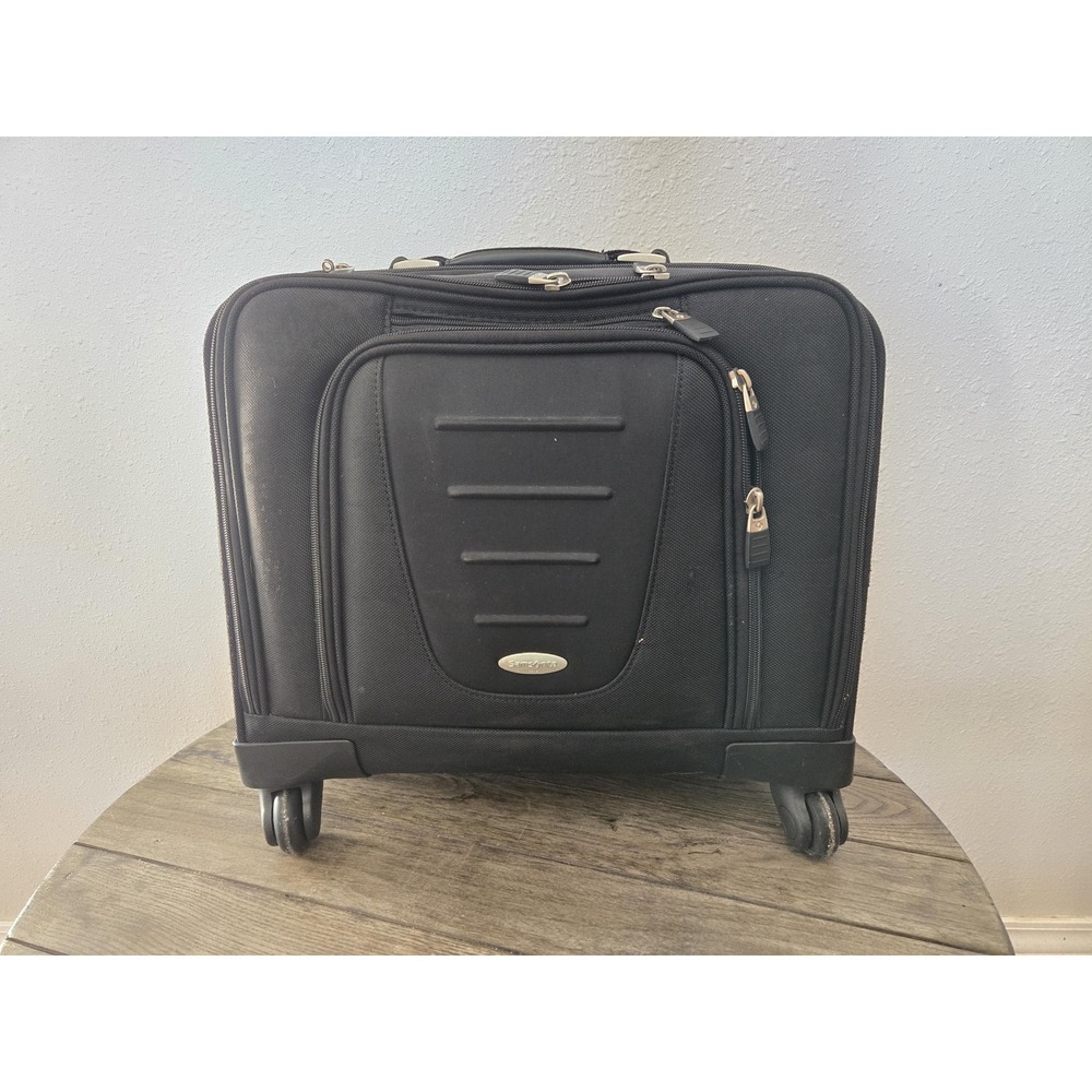 SAMSONITE BUSINESS iMOBILE 360 BLACK ROLLING BUSINESS CASE APPROX 16" X16"X10"
